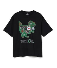 【再販売】taniCo. S/S Tee “Tyrannosaurus”（Green/Black）