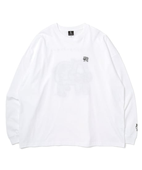 【再販売】taniCo L/S Tシャツ “ Hippopotamus”（全2色）