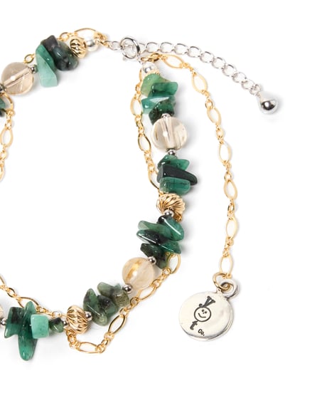 taniCo. “YT-BD” Hand Made Bracelet（Emerald/5月）