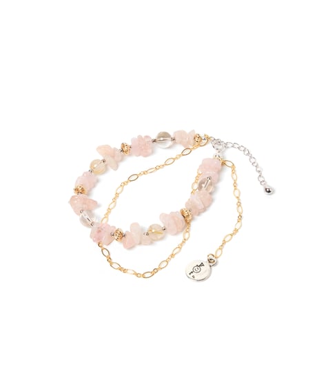 taniCo. “YT-BD” Hand Made Bracelet（Morganite/4月）