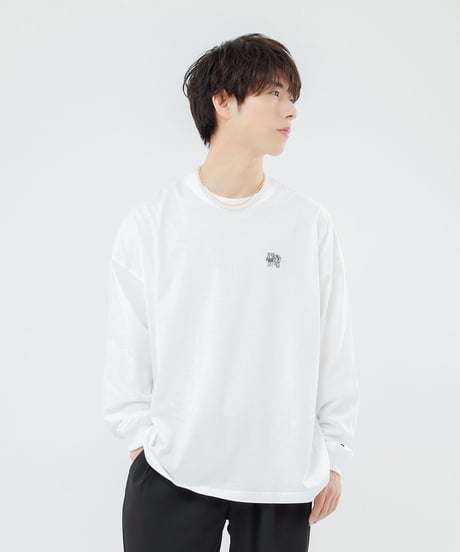 【再販売】taniCo L/S Tシャツ “ Hippopotamus”（全2色）