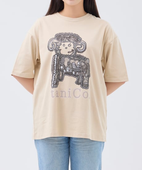 【再販売】taniCo. S/S Tee “Sheep”