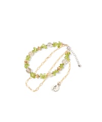 taniCo. “YT-BD” Hand Made Bracelet（Peridot/8月）