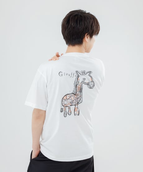 【再販売】taniCo S/S Tシャツ “Giraffe”（全2色）