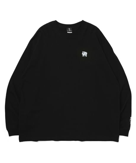 【再販売】taniCo L/S Tシャツ “ Hippopotamus”（全2色）