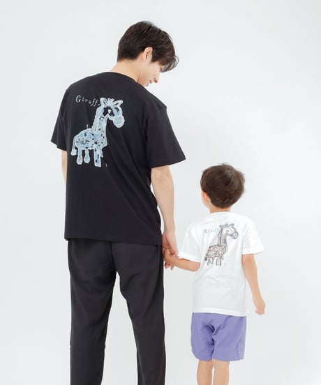 【再販売】taniCo S/S Tシャツ “Giraffe”（全2色）