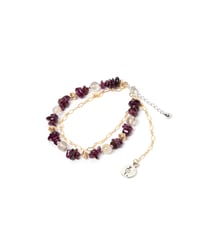 taniCo. “YT-BD” Hand Made Bracelet（Garnet/1月）