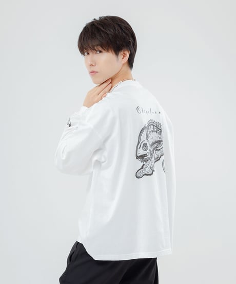 【再販売】taniCo L/S Tシャツ “Chameleon”（全2色）