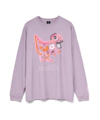 【再販売】taniCo. L/S Tee “Tyrannosaurus”（Purple）