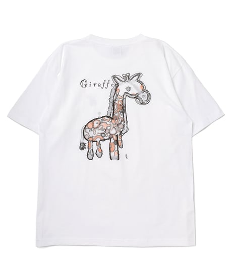 【再販売】taniCo S/S Tシャツ “Giraffe”（全2色）