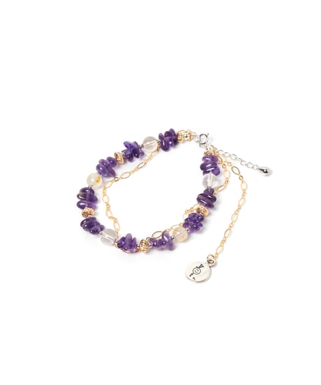 taniCo. “YT-BD” Hand Made Bracelet（Amethyst/2月）