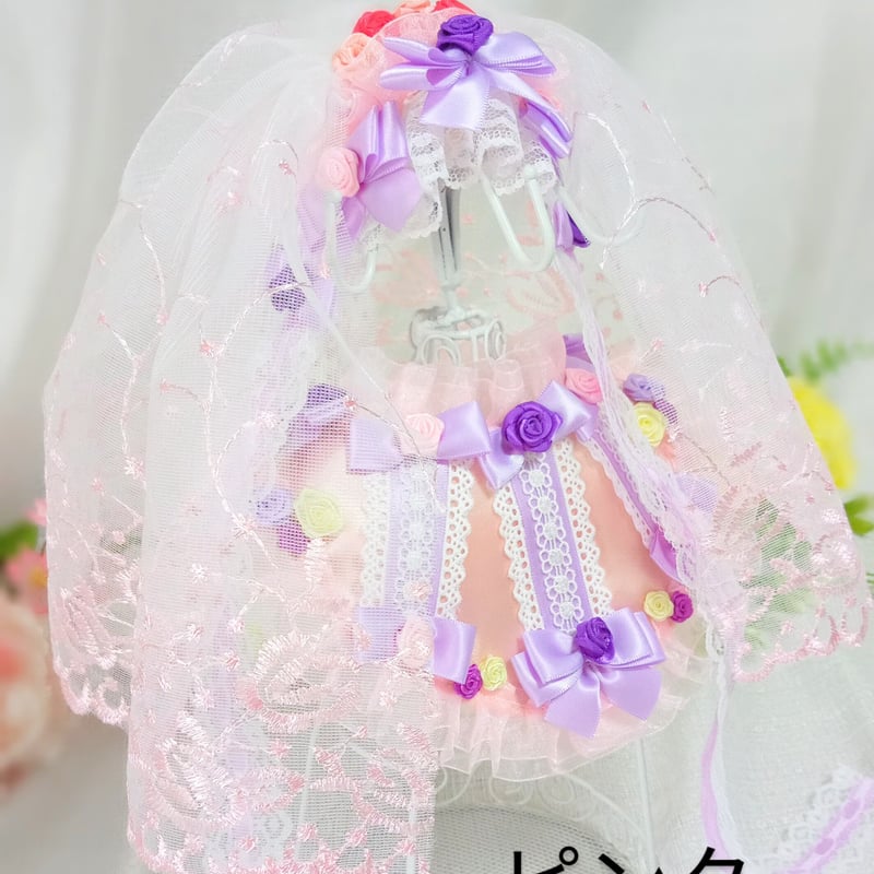 headdress veil ロングベール #V06 紫 | fururu.d