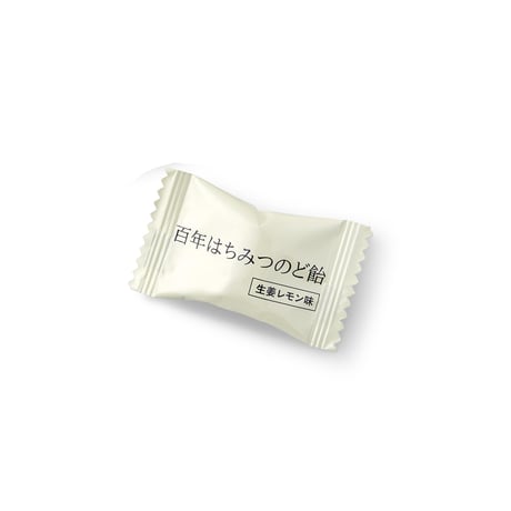 【生姜レモン味】百年はちみつのど飴（レザーウッドハニー ＋ ハーブキャンディ）＜クリックポスト配送＞