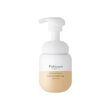 フェミニン シフォン ソープ＜ローズ＆イランイラン/ジャスミン＆ネロリ/キンモクセイ＆アプリコット/＞各220ｍL　Pubicare organic