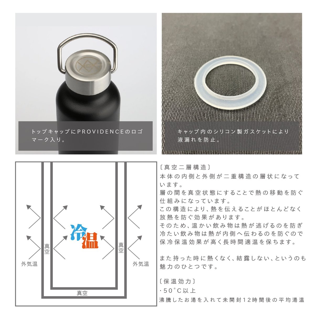 THERMO STAINLESS BOTTLE 280ml / サーモステンレスボトル | J