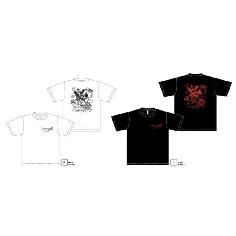 Johnny Pandora Tattoo T-shirt (White) / タトゥーTシャ