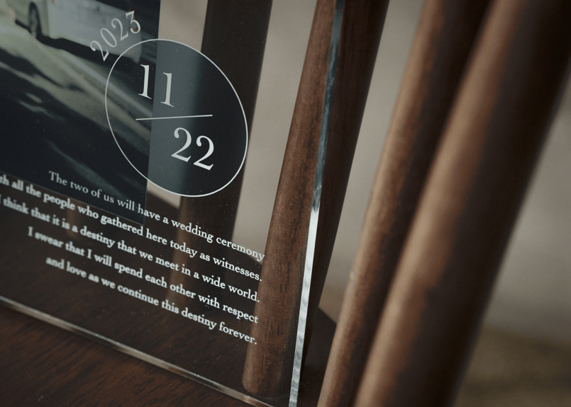 ウエディング］A4ウェルカムボード -アクリル- | スタジオゼロ -ALBUM