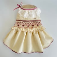 clair dress （クレールドレス）–ピンク刺繍