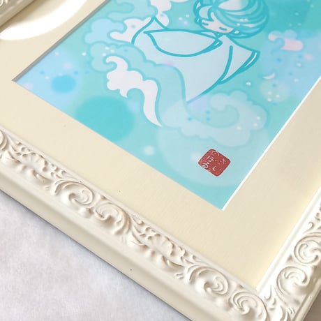 【１点づつ加筆】罔象女神/ミズハノメノカミ　額装済み