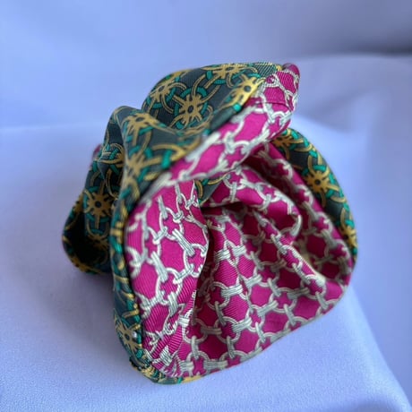 シュシュ(小) Pink&Green
