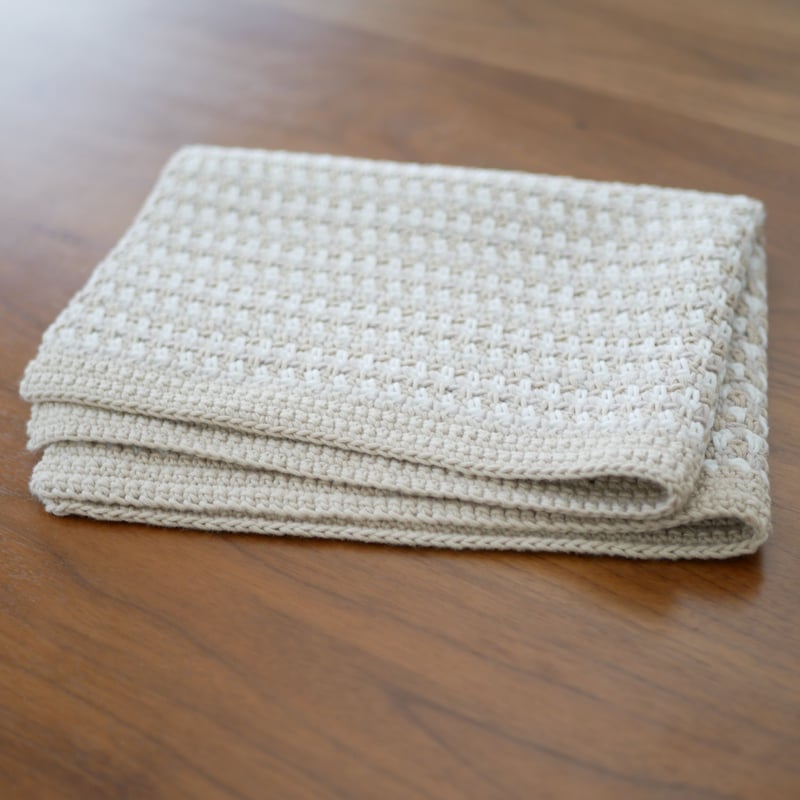 ベージュのプレイスマット（ランチョンマット）／マルチカバー