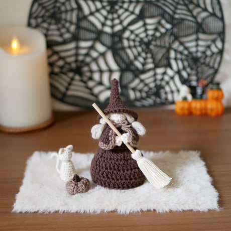 心なごむ♡小さな手編みのハロウィン飾り