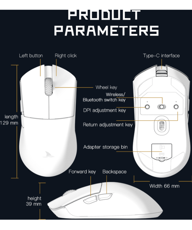 Darmoshark M3 ホワイト