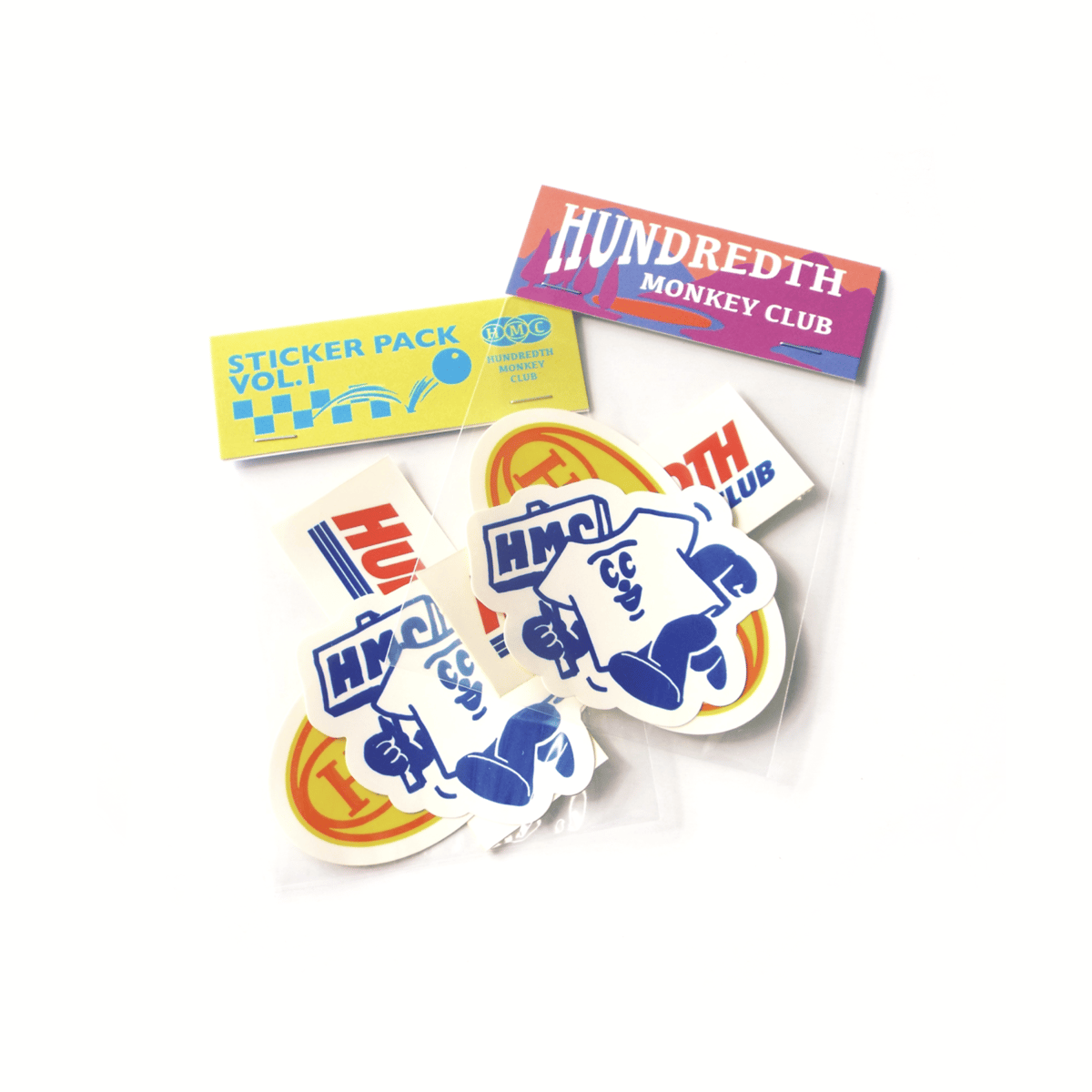 Sticker pack vol.1 | HUNDREDTH MONKEY CLUB
