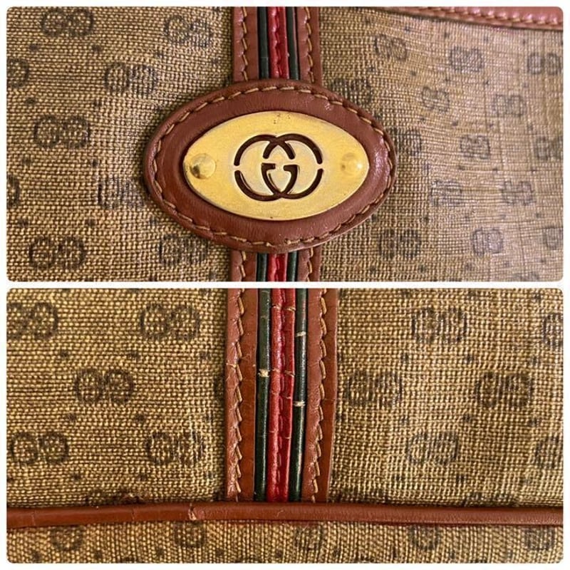 2-25025 GUCCI オールドグッチ ミニ ショルダーバッグ ベージュ 2-25025 GUCCI オールドグッチ ミニ ショルダーバッグ ベージュ