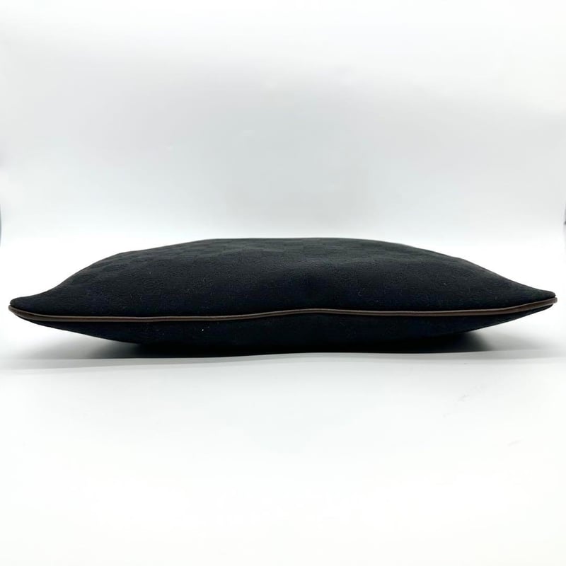 g00472 ロエベ LOEWE トートバッグ アナグラム レザー キャンバス 黒