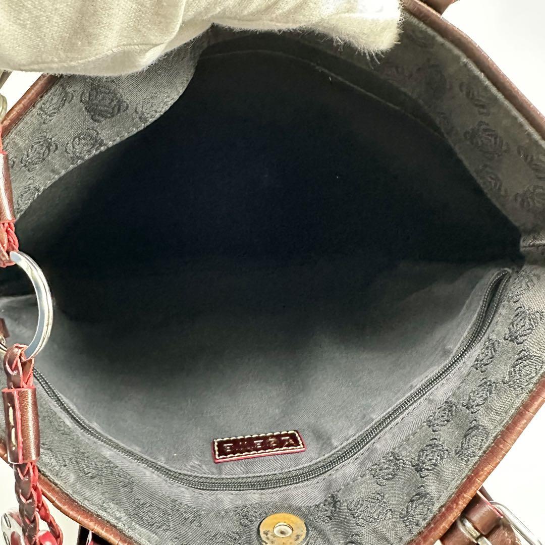 g00472 ロエベ LOEWE トートバッグ アナグラム レザー キャンバス 黒