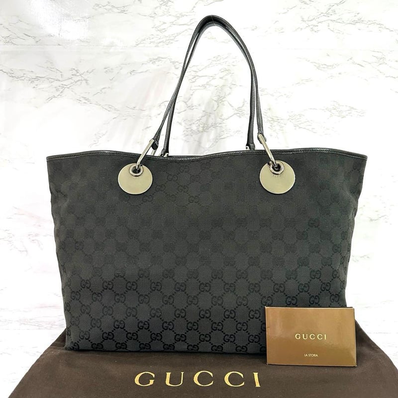 自00223 グッチ GUCCI トートバッグ レザー GGキャンバス 自00223 グッチ GUCCI トートバッグ レザー GGキャンバス