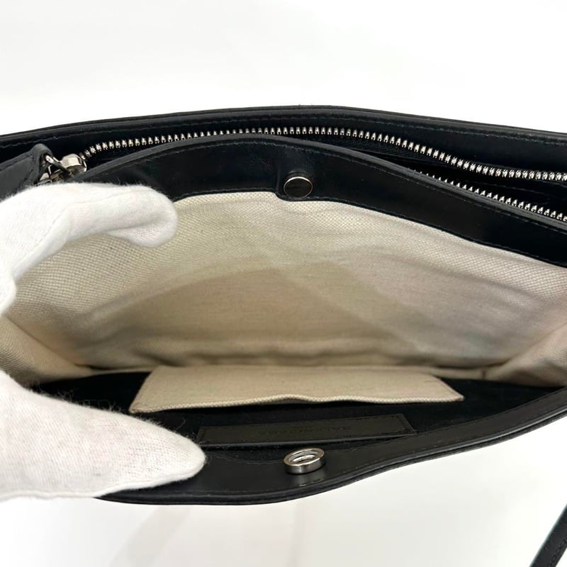 g00407 バレンシアガ BALENCIAGA ショルダーバッグ キャンバス レザー