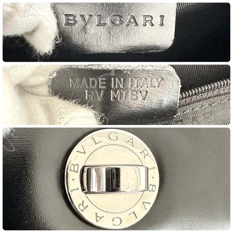 【美品】ブルガリ 2way レザー ターンロック ブラウン　ゴールド g00436 美品 ブルガリ BVLGALI ハンドバッグ 2way ターンロック レザー