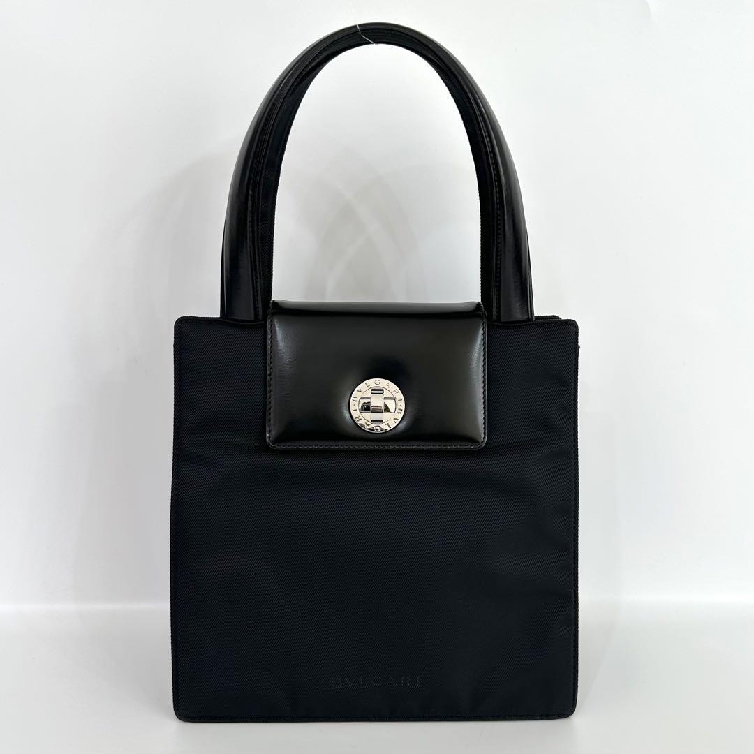 g00436 美品 ブルガリ BVLGALI ハンドバッグ 2way ターンロック レザー