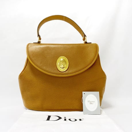 0-20074 Dior ディオール ハンドバッグ レザー CD金具 ゴールド