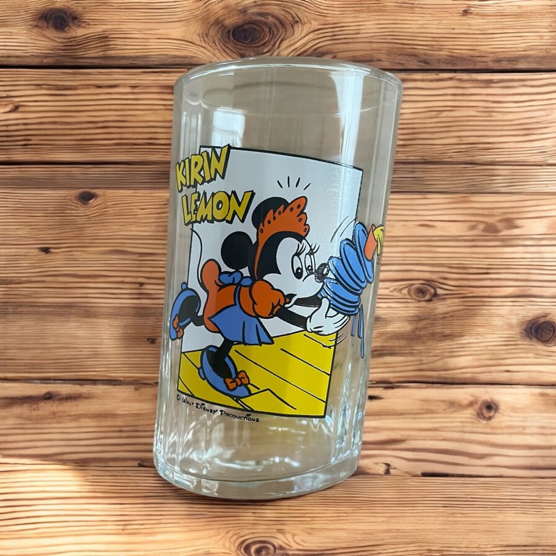 キリンレモンノベルティ おっとっとグラス ディズニーグラス2個セット