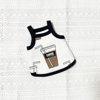 モルモット服 コーヒー柄