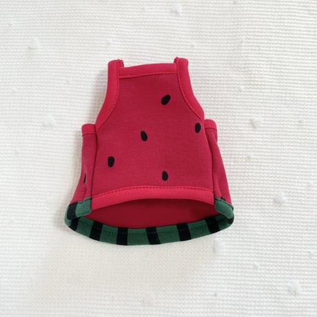 モルモット服 なりきりスイカ レッド