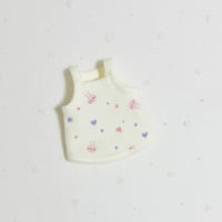 モルモット服 うさぎちゃん柄 ホワイト