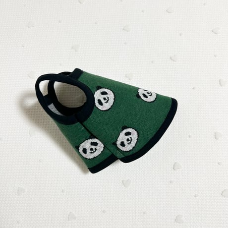モルモット服 パンダ柄 グリーン