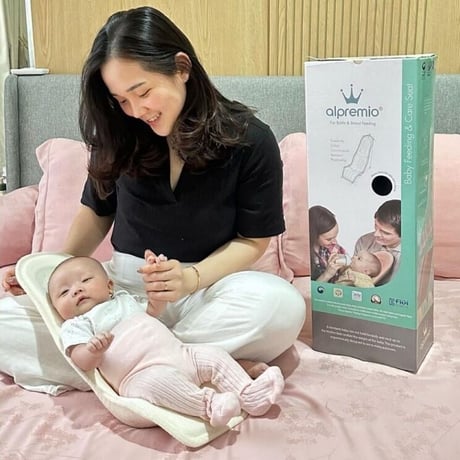 オーガニック&メッシュ アイボリー 出産準備 alpremio アルプレミオ 授乳シート