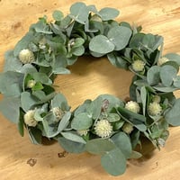 スターチスのハーフリース | ドライフラワー専門店「うつろい」