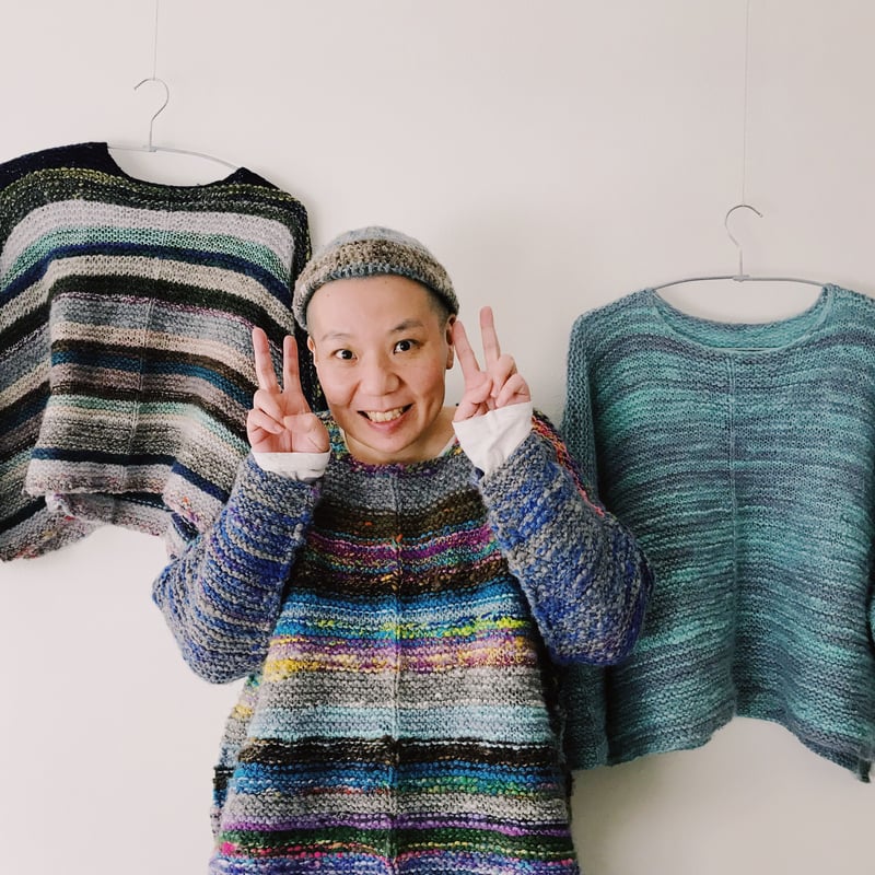日本語パターン] 每天セーター - Meitian sweater- | 【手紡ぎ糸と