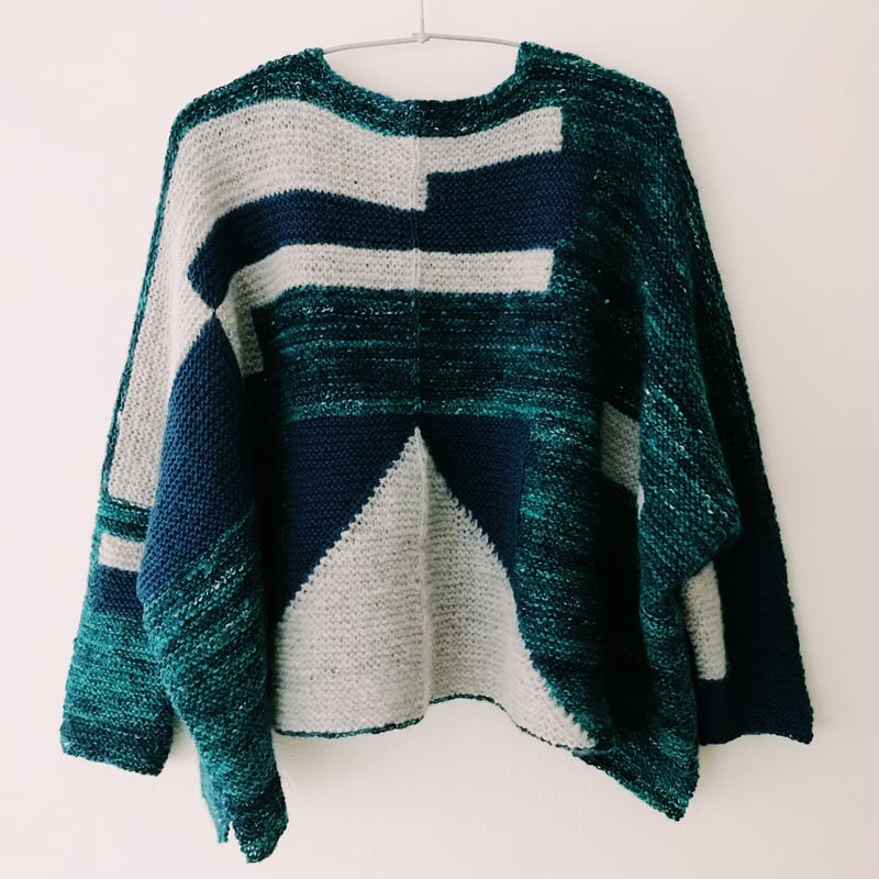 日本語パターン] 每天セーター - Meitian sweater- | 【手紡ぎ糸と