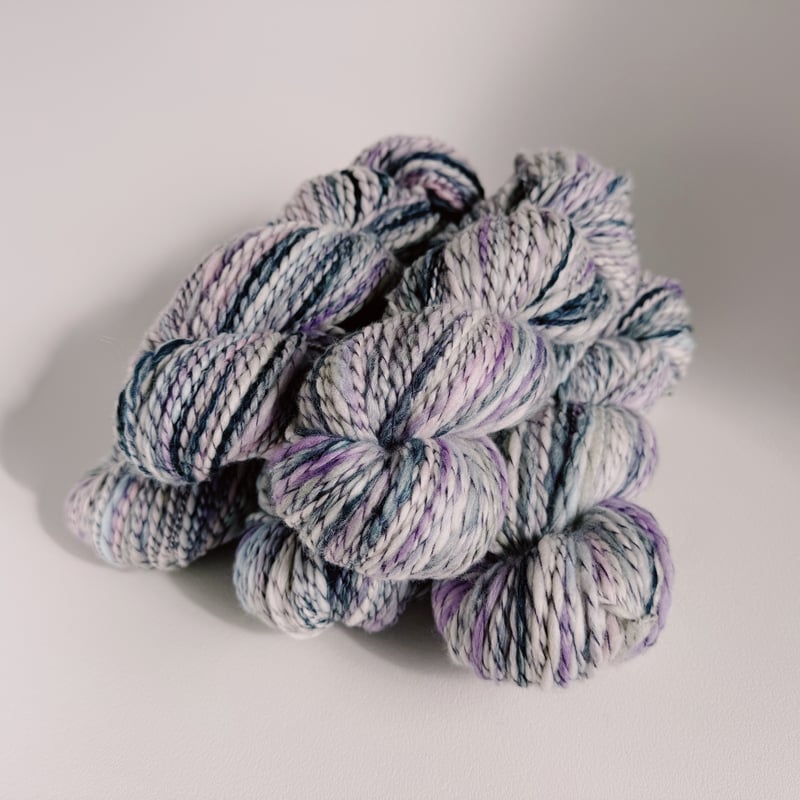 ☆ペポ☆あったかやわらか 手つむぎ毛糸の柔らかピンクスヌード CATEGORY 手紡ぎ糸/Handspun yarn | 【手紡ぎ糸と編み物パターンのお店