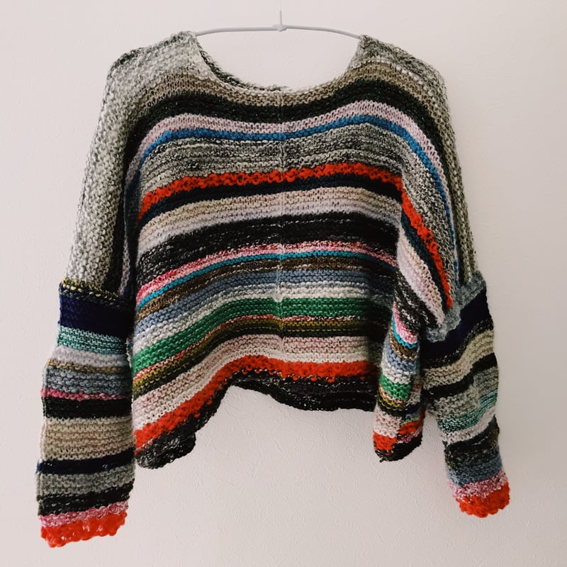 日本語パターン] 每天セーター - Meitian sweater- | 【手紡ぎ糸と