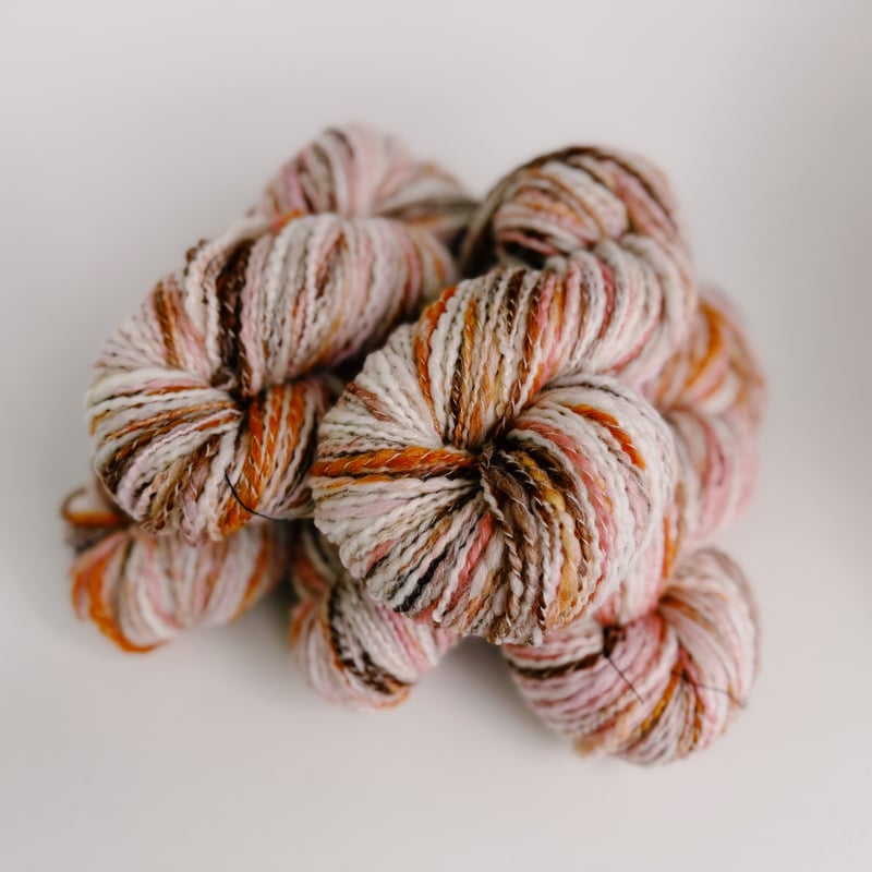 CATEGORY 手紡ぎ糸/Handspun yarn | 【手紡ぎ糸と編み物パターンのお店