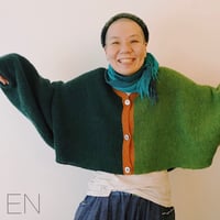 [English Pattern] CHISE - the Knitted Penguin Wing Cardigan-
