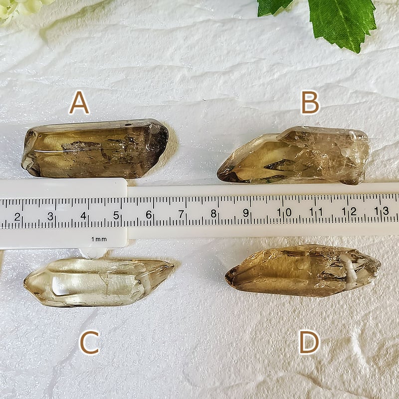 天然シトリン 穴あきペンダントトップ用 磨きポイント | 鉱物雑貨